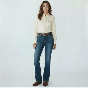 Women’s Vintage Source of Wisdom Torrid Brand Boot Cut Jeans